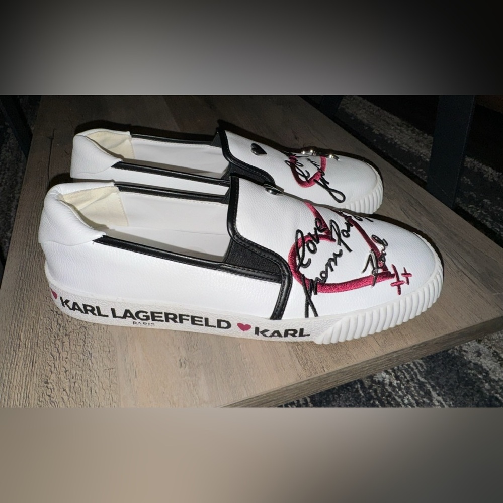 Karl lagerfeld slip on sneakers